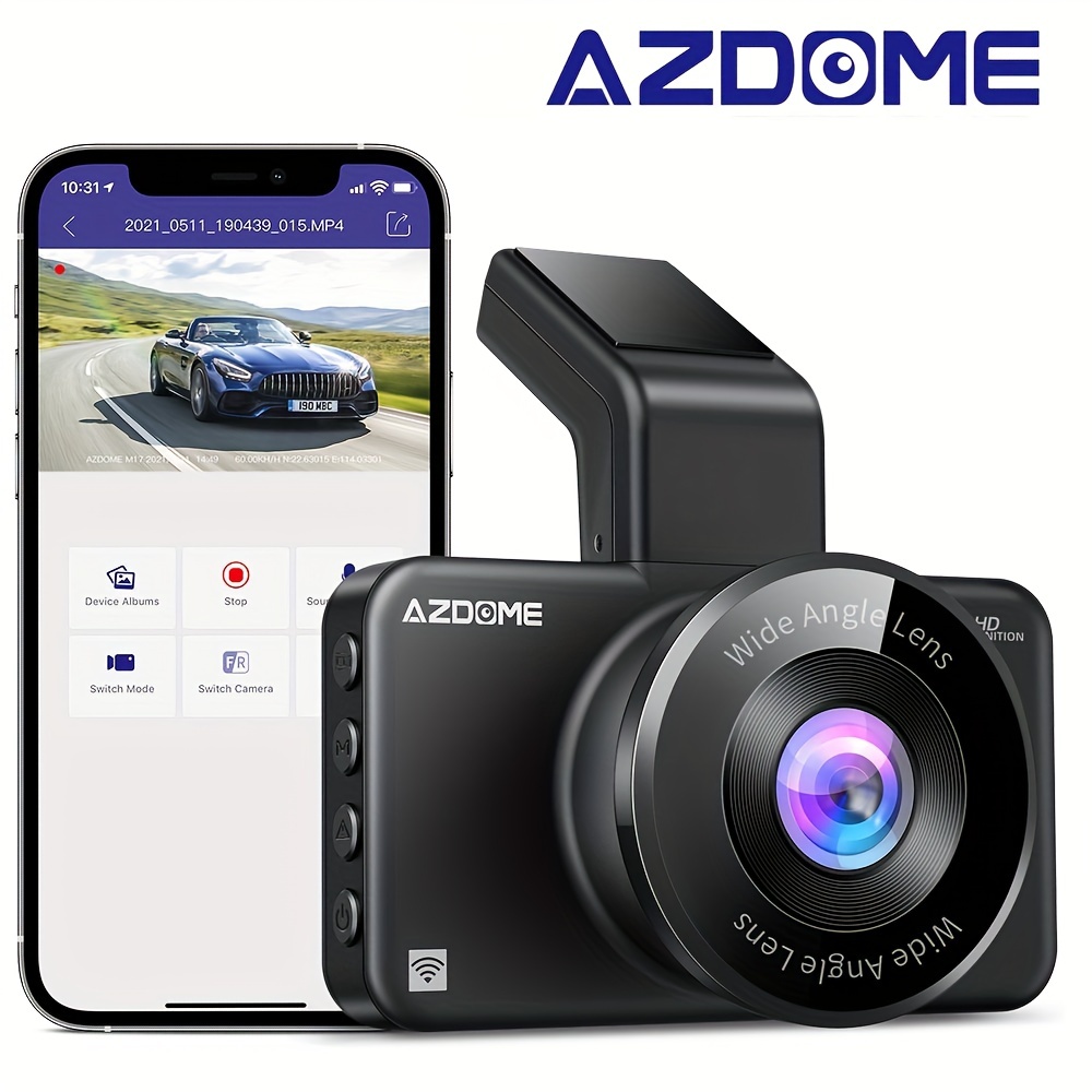 AZDOME M550 64GB 3 Lens 3 Channel 4K Dash Camera for sale online