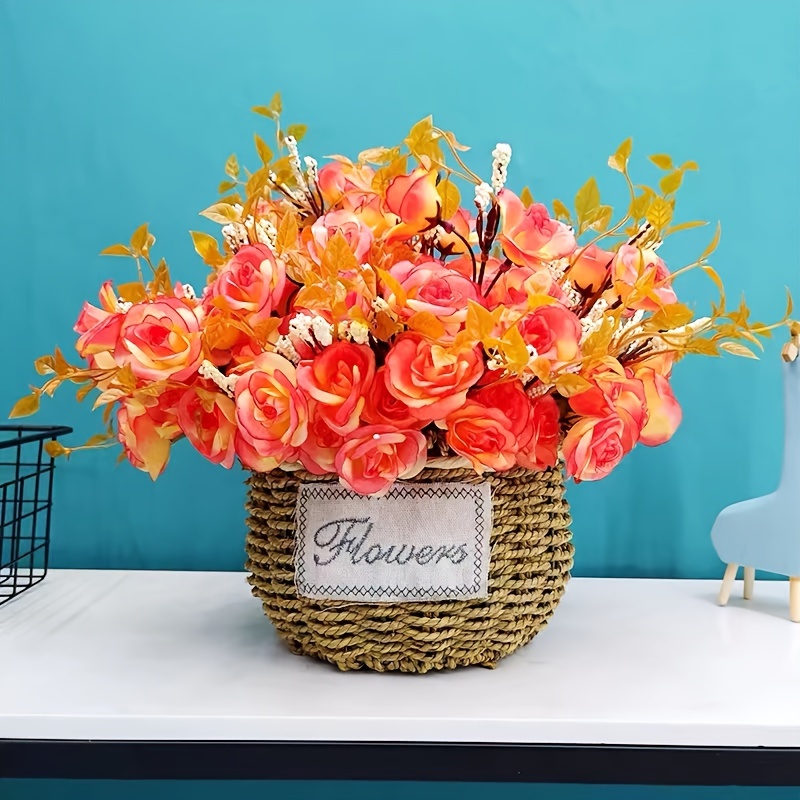 Artficial Fall Flower Real Touch Fake Flowers Flower - Temu
