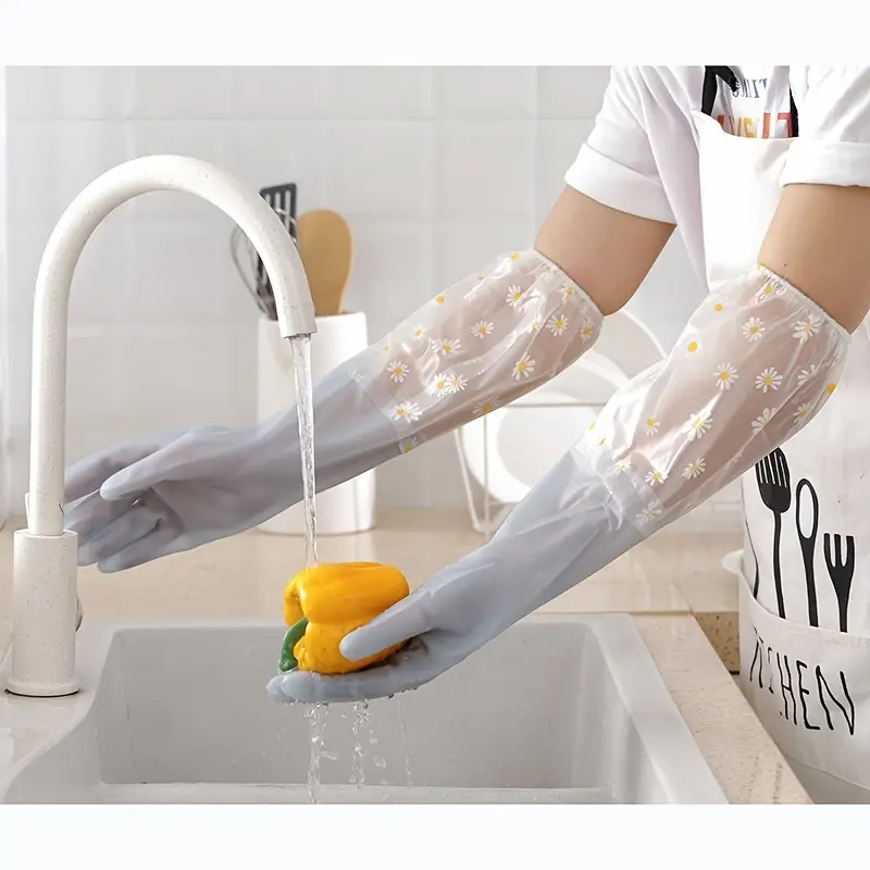 Dishwashing Gloves, Housework Cleaning Non-slip Gloves, Kitchen