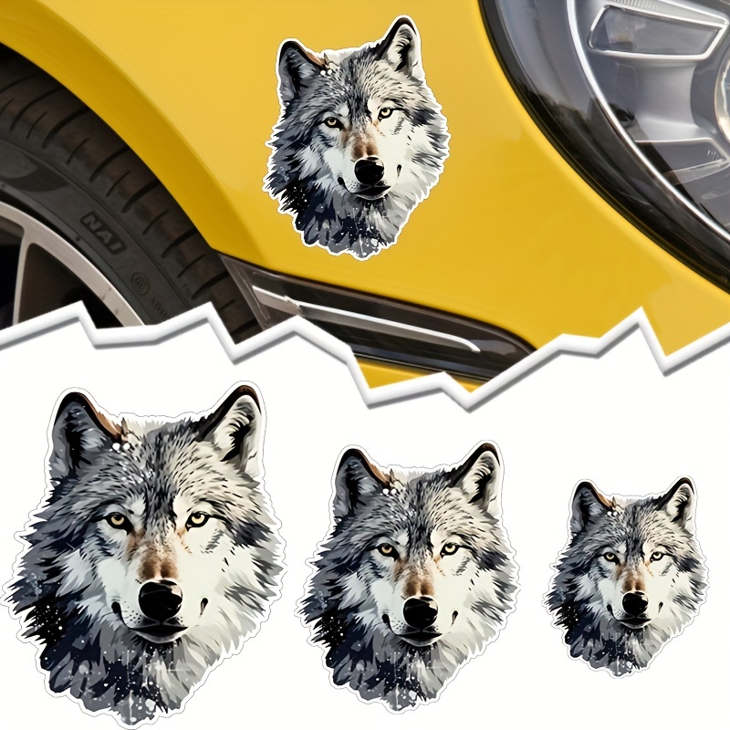 Wolf Stickers Wolf Graphic Decal Sticker For Laptop Phone - Temu