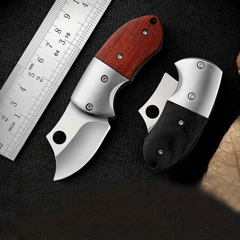 Compact And Portable Keychain Knife: Stainless Steel Multi - Temu
