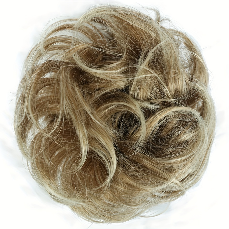 Image of 6 Inch Bouffant , Hair Piece, Wavy Curls, Synthetic , Ponytail, Women's Hair Additions For Women' Wear