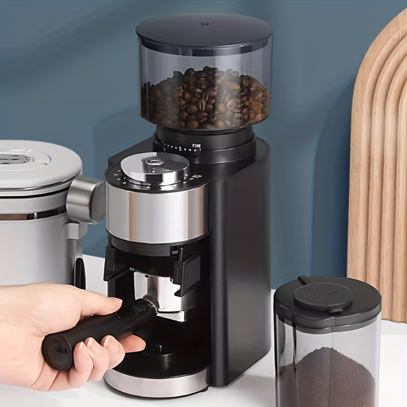 Electric Coffee Grinder,Coffee Grinder,Coffee Bean Mill,Coffee Automatic  Grinder,Coffee Brewer Pot,Hand Punch Drip Coffee Maker,for Home Office 