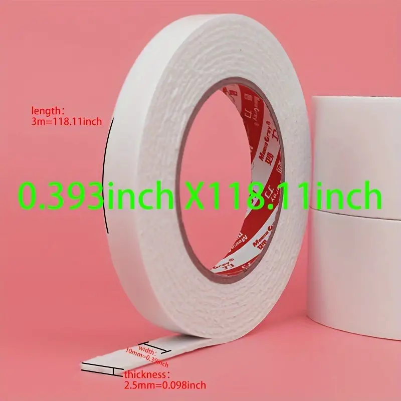 3M 10mm-50mm Super Strong Double Faced Adhesive Tape Foam Double