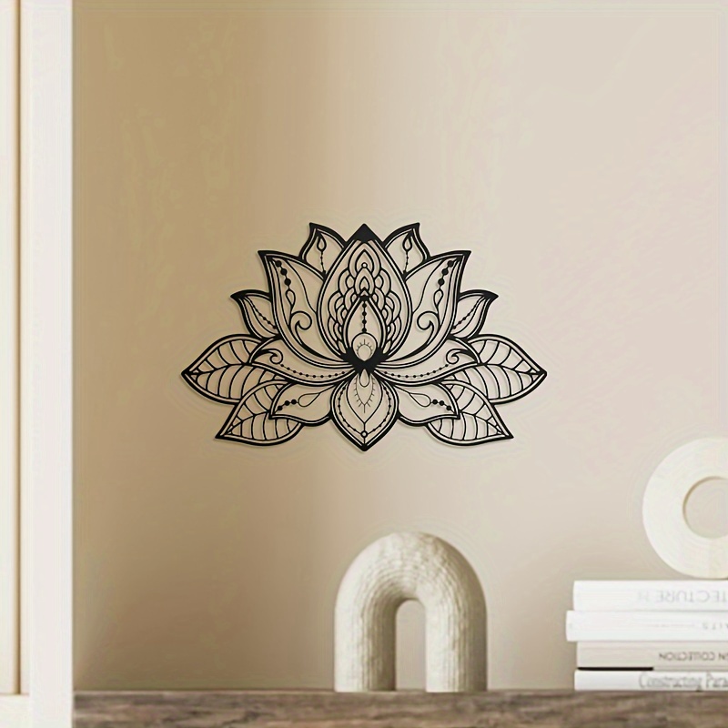 Mandala fleur de vie en bois, grande décoration murale pour salon