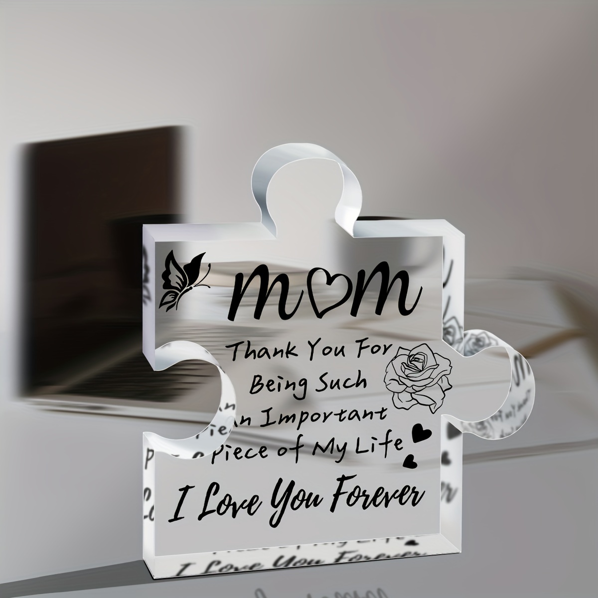 Acrylic Puzzle Plaque Mom Gifts For Mother Birthday Thank - Temu