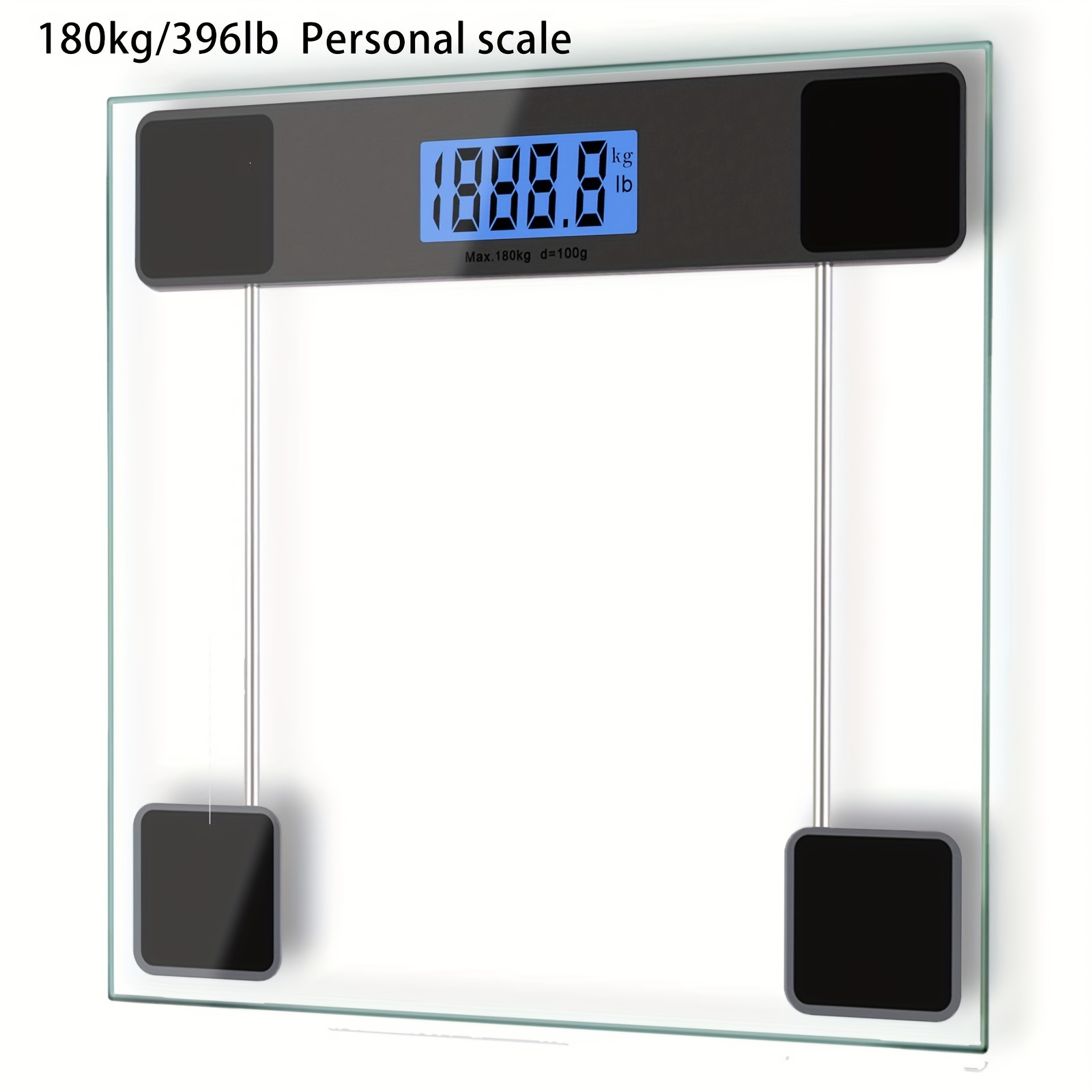 Transparent Bathroom Scales Lcd Electronic Digital Smart - Temu