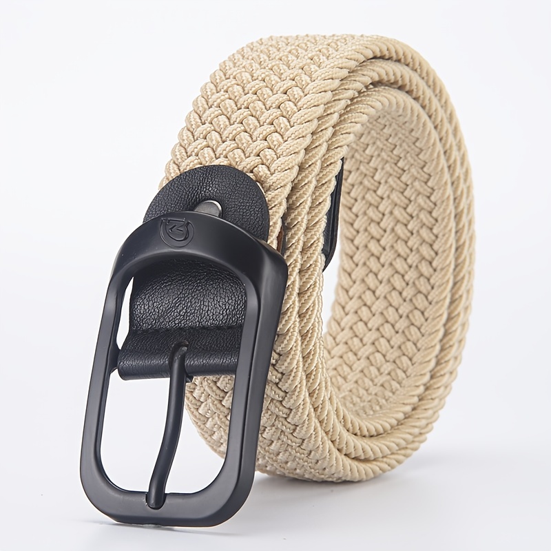 The Bend Two Toned Woven Stretch Belt