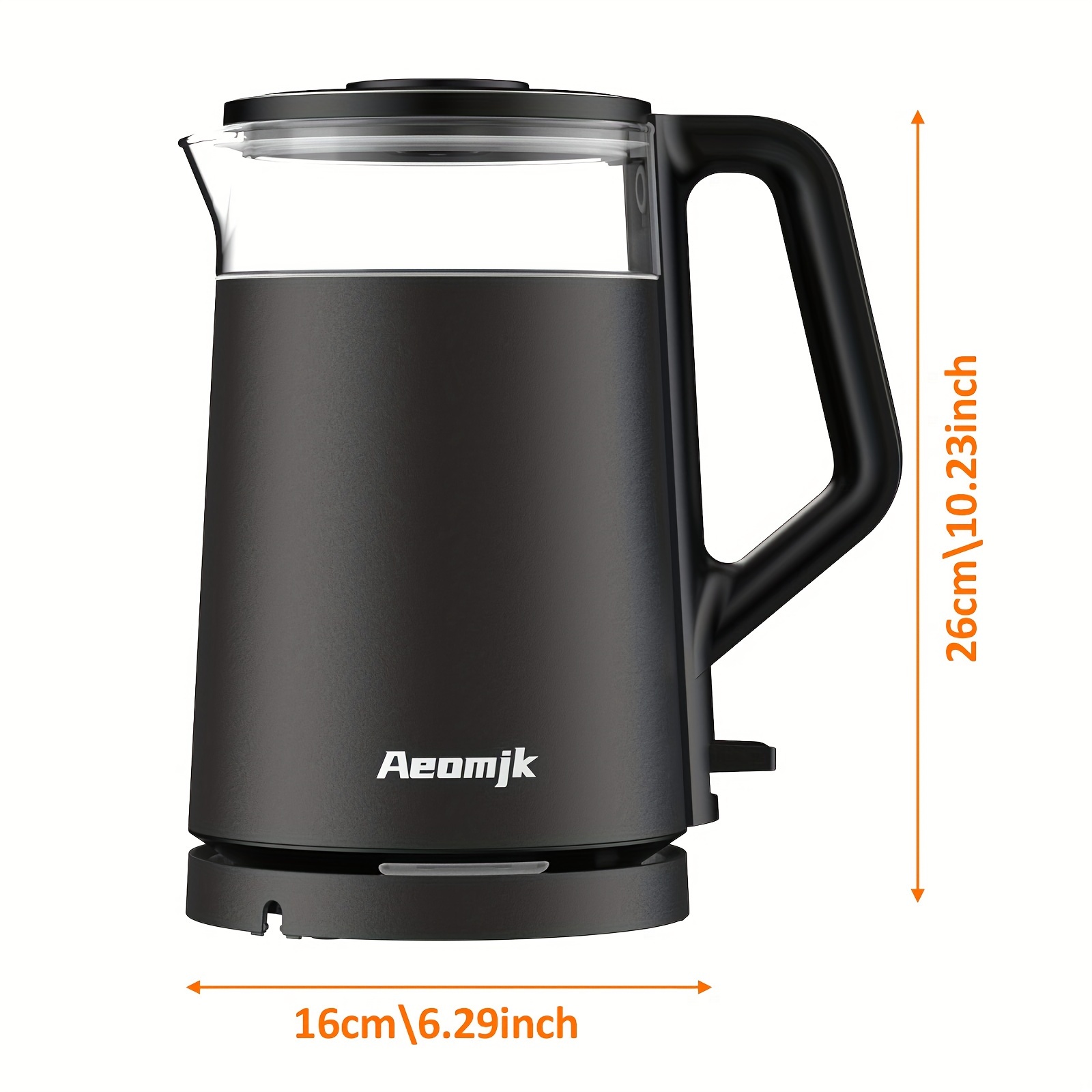 Portable Electric Kettle - Double Layer Stainless Steel, Food Grade  Insulated for Hot Water on the Go