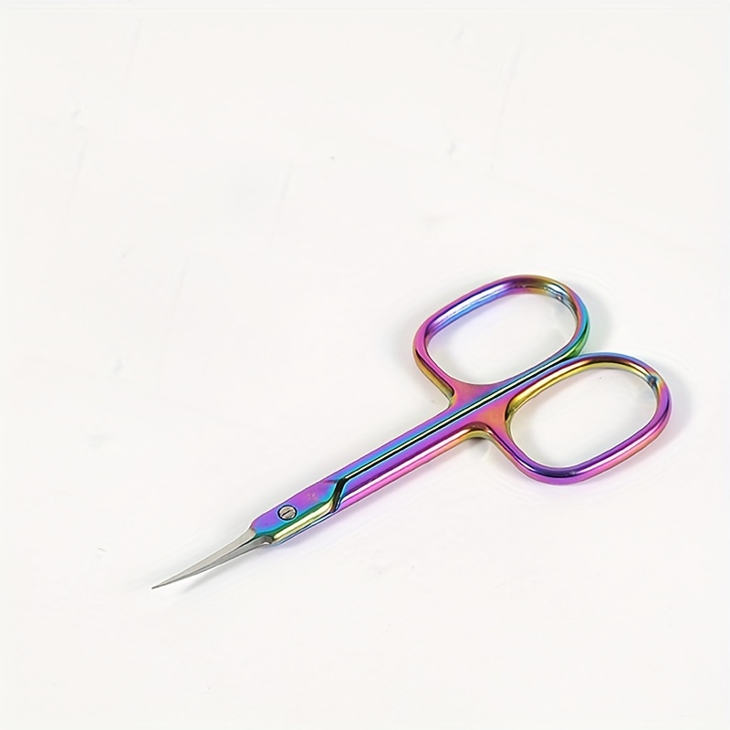 Cuticle Scissors Stainless Curved Blade Nail Scissors - Temu