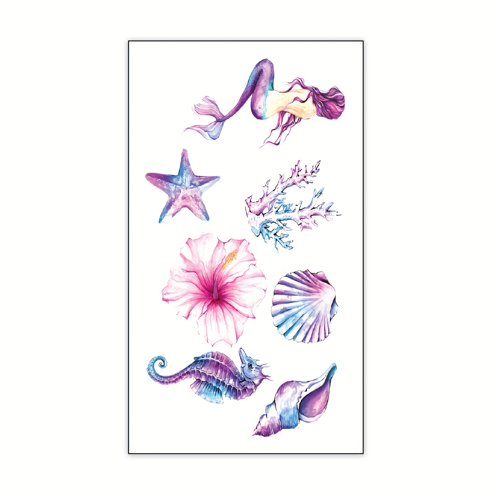 Colorful Fantasy Feathers Waterproof Temporary Tattoo - Temu