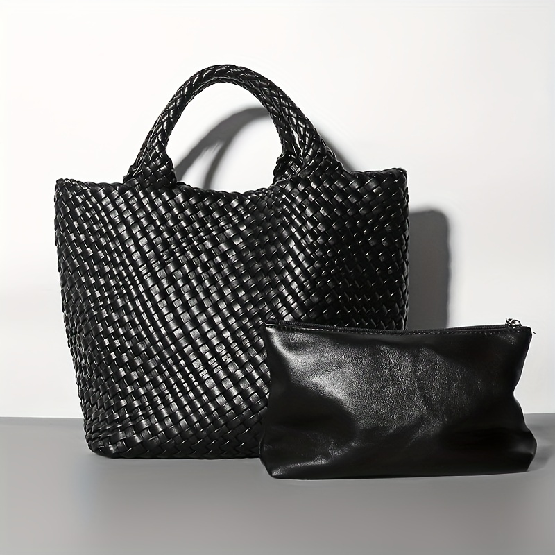 Bolso de mano para mujer, bolso de mano con cadena, bolso grande para  mujer, bolso de mano con cadena de cuero PU, diseñado para profesionales