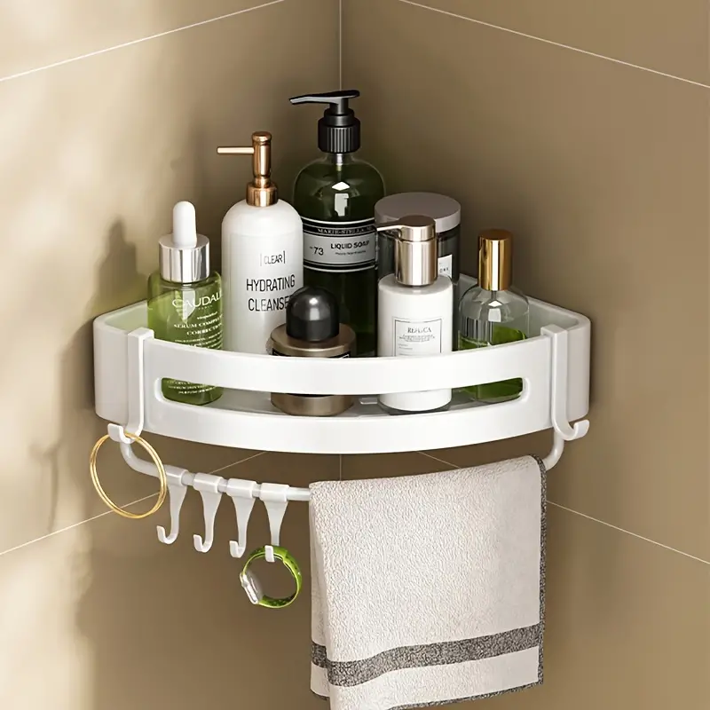 Corner Shower Shelves, Bathroom Storage Rack, Wall Mounted Shower Shelf For  Inside Shower, Shampoo Shower Gel Holder For Shower Wall, Bathroom Caddy  Organizer, Shower Caddy Basket, Bathroom Accessories - Temu