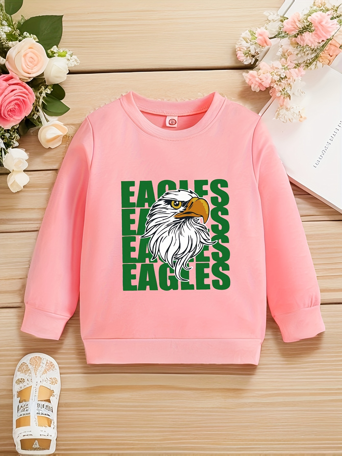 Crew neck 2024 eagles sweatshirt