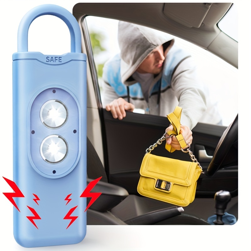 Bettomshin Alarma personal de sonido seguro, 2 llaveros de alarma de  seguridad personal de 130 dB con luz LED, alarma de seguridad de  autodefensa de