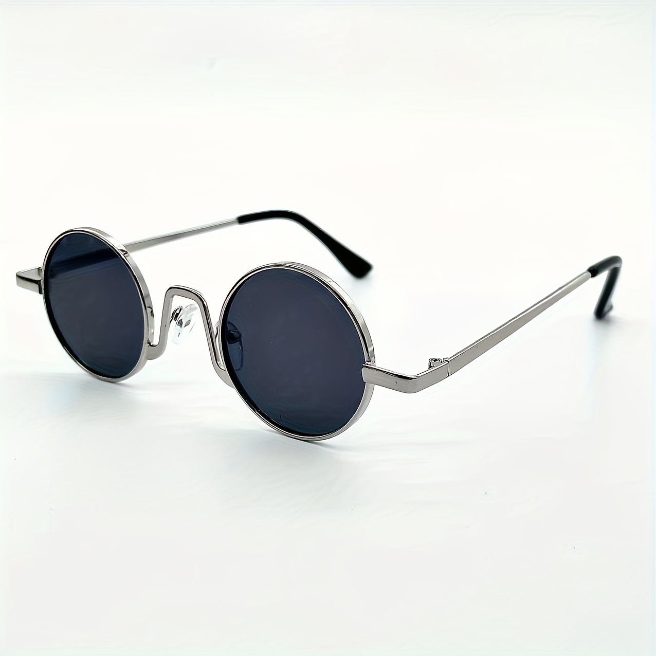 Trendy Y2k Cyberpunk Retro Round Frame Sunglasses Windproof - Temu Australia