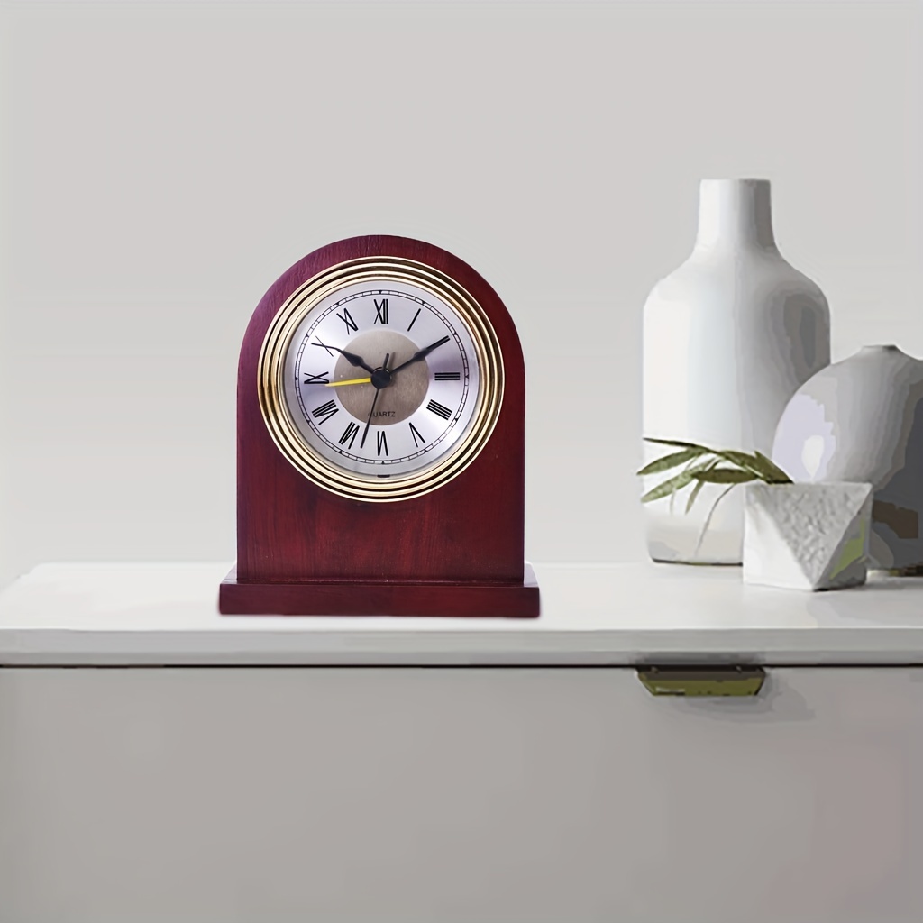 Reloj de sobremesa Reloj de Mesa Vintage Mesita de Noche Relojes Decorativos  para el hogar Reloj de Sala de Estar Reloj de sobremesa para Sala de Estar  Dormitorio Oficina (B 12 Pulgadas) 