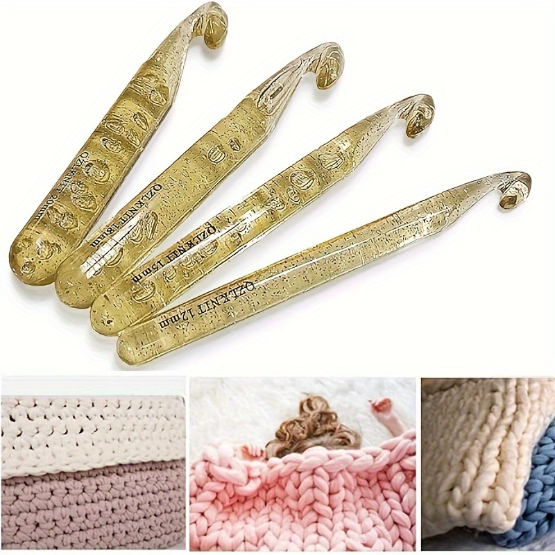 Crochet Hooks Kit Including Long Crochet Hooks Blunt Needles - Temu