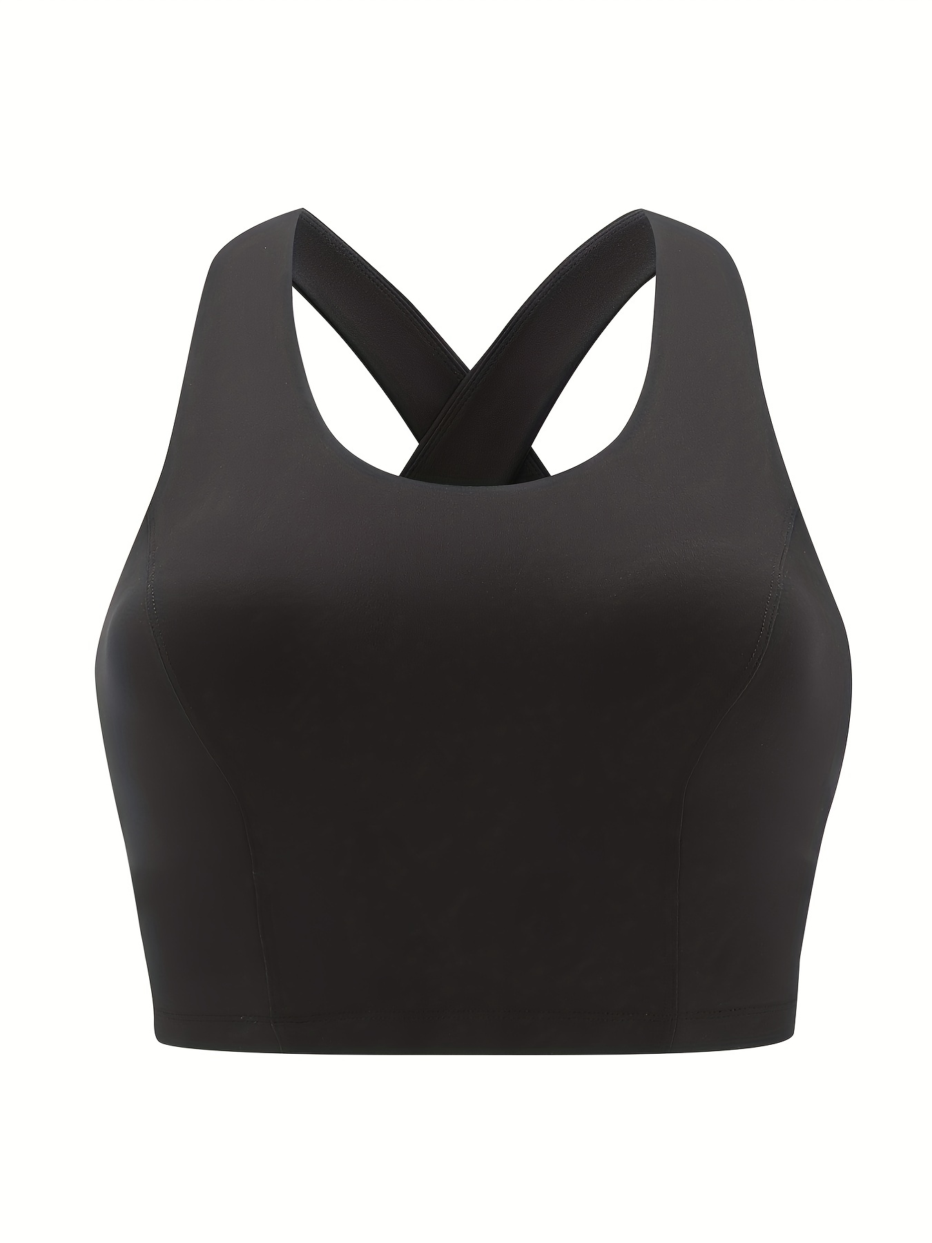 High Support Sports Bra for Women - Cross Back Straps, Removable Pads, Soft  and Comfortable - Perfect for Yoga, Fitness, and Workouts