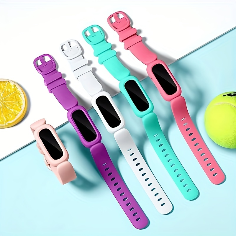Keponew 5 Pack Bands Compatible with Fitbit Ace 3 for Kids, Soft TPE  Waterproof Sports Bracelet Strap for Fitbit Ace 3 Girls Boys