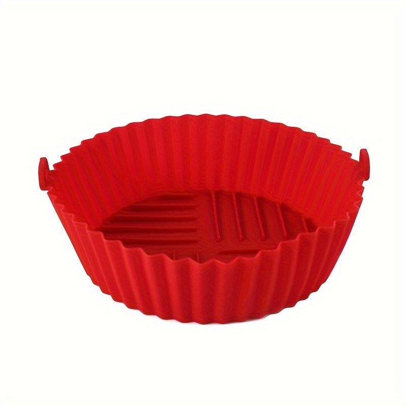 Air Fryer Silicone Tray Foldable Round Silicone Gasket Easy - Temu