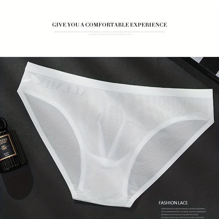 Full Transparent Ultra-thin Seamless Low Waist Panty