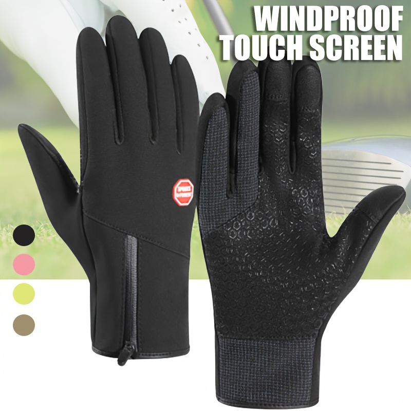 Autumn And Winter Golf Gloves Unisex Touch Screen Warm - Temu