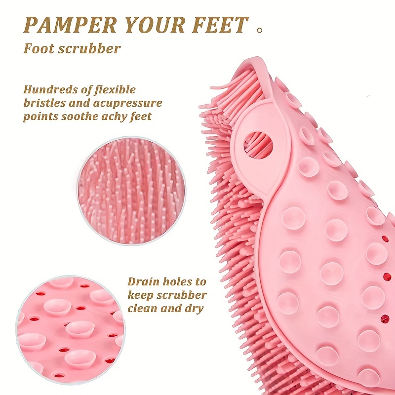 Shower Foot Scrubber Foot Massager Exfoliation Cleaner Mat Improve