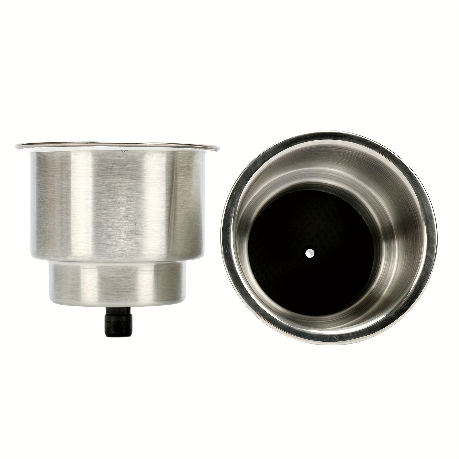 Goture Stainless Steel Cup Drink Holder with Drain Marine Boat Rv