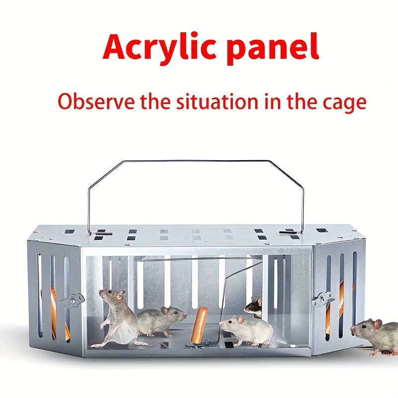 Cage de capture de souris entièrement automatique, piège à souris