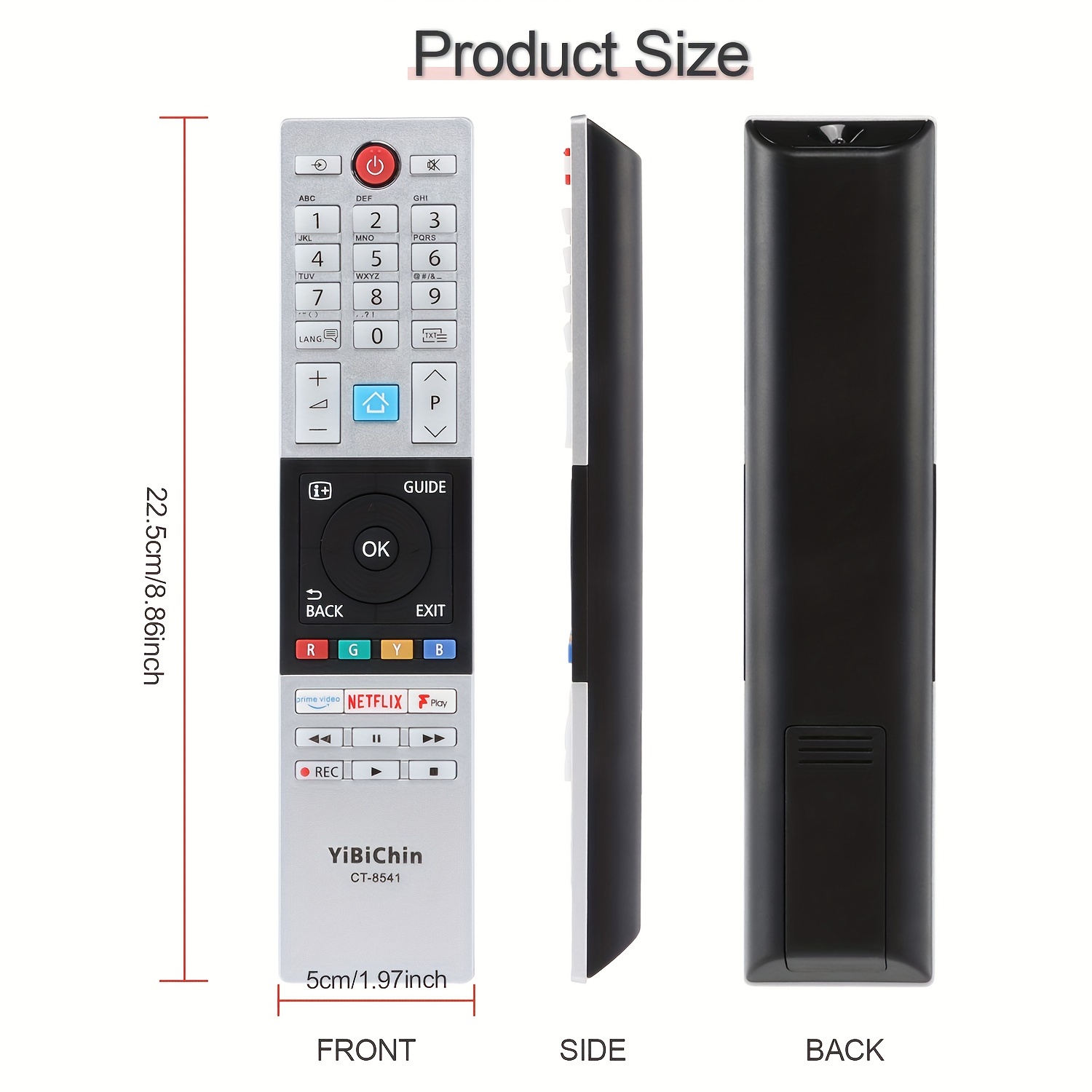 CT-90326 UNIVERSAL REPLACEMENT REMOTE CONTROL FOR TOSHIBA TV