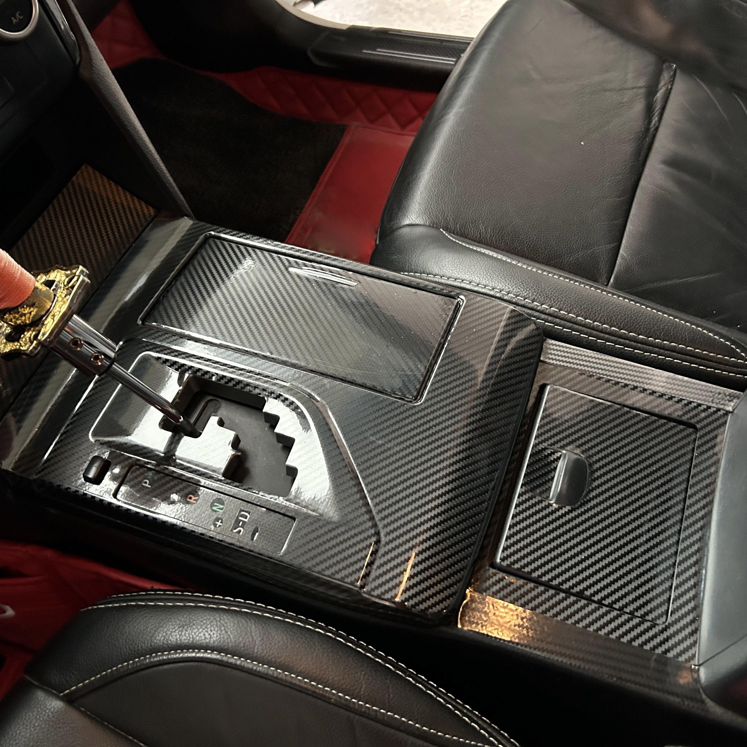 4 Stück Auto Einstiegsleisten Schutz für Volvo XC40, Kohlefaser
