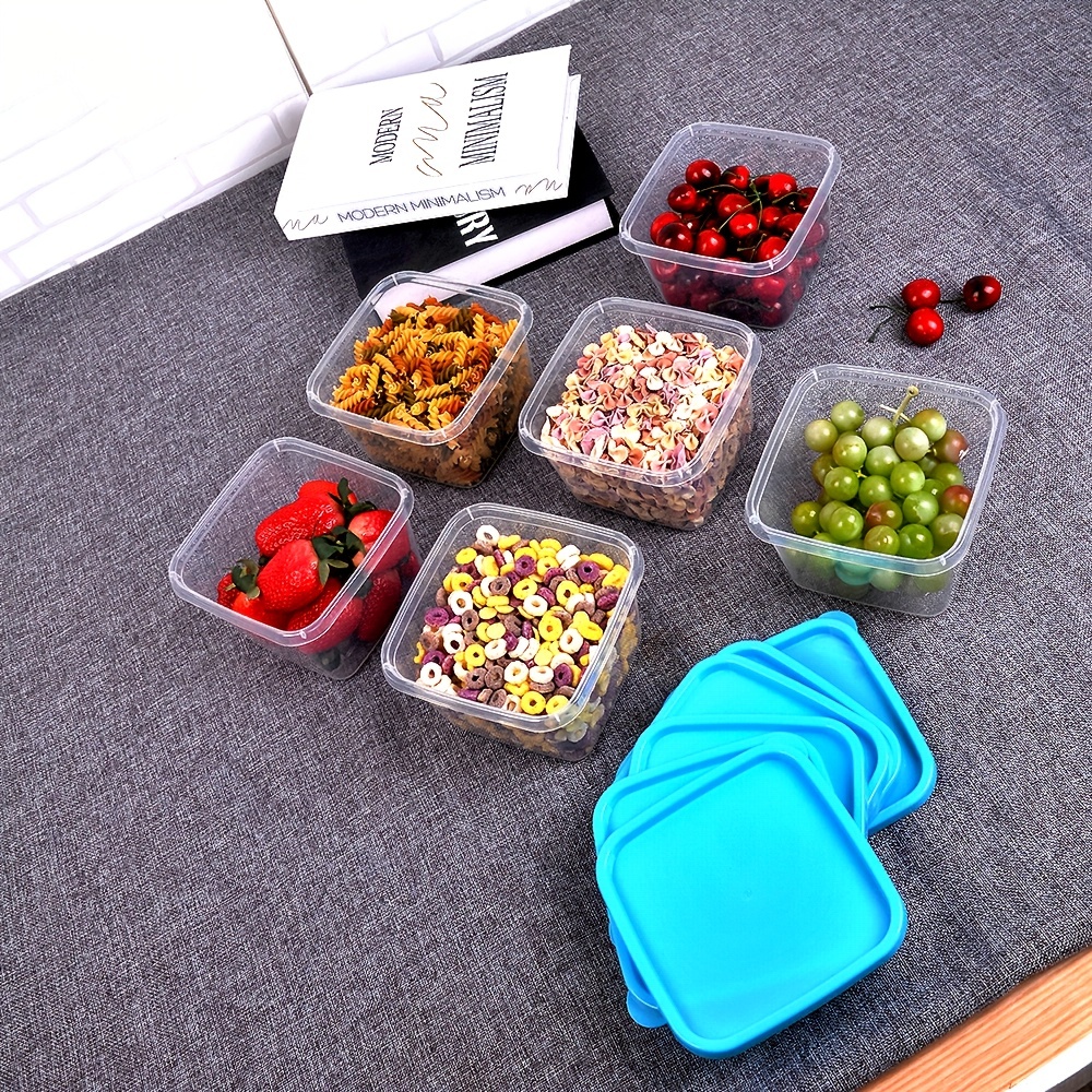 1000ML Square Plastic Container with Lids