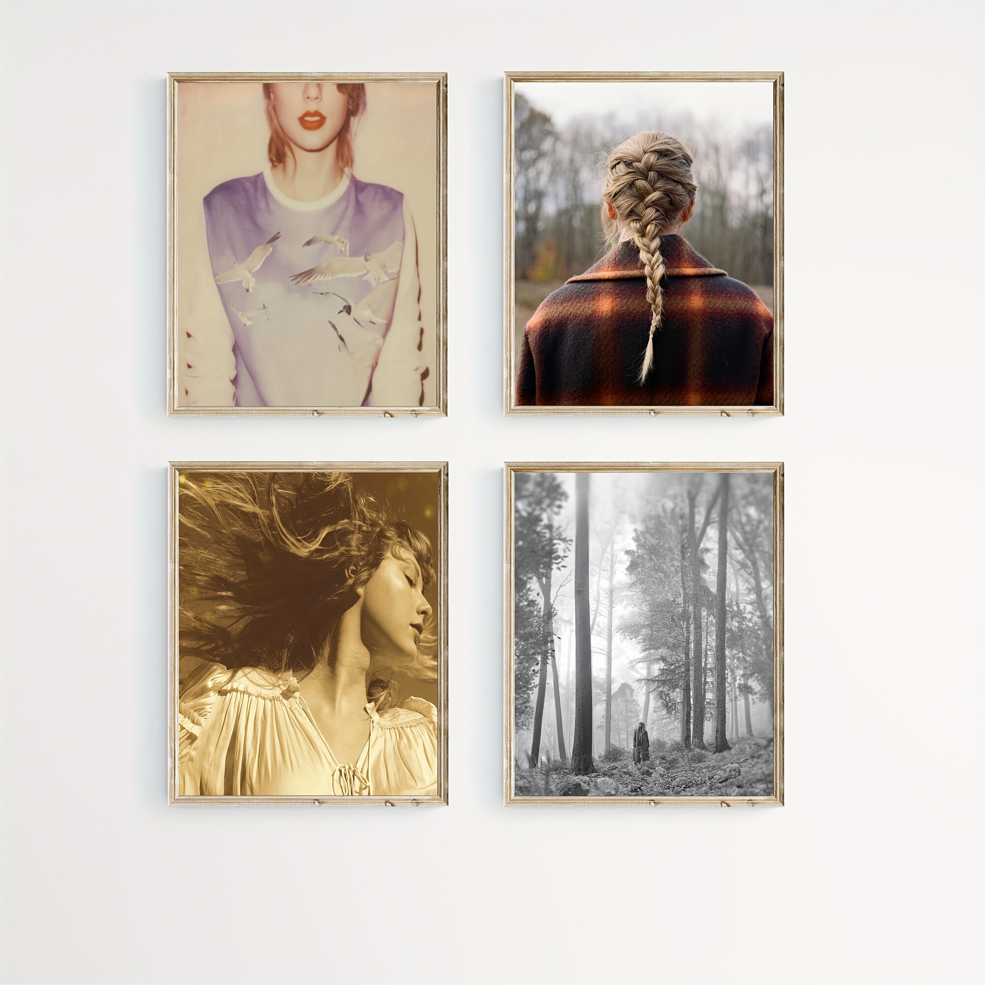 Unframed Canvas Preppy Posters Room Aesthetic Folklore - Temu