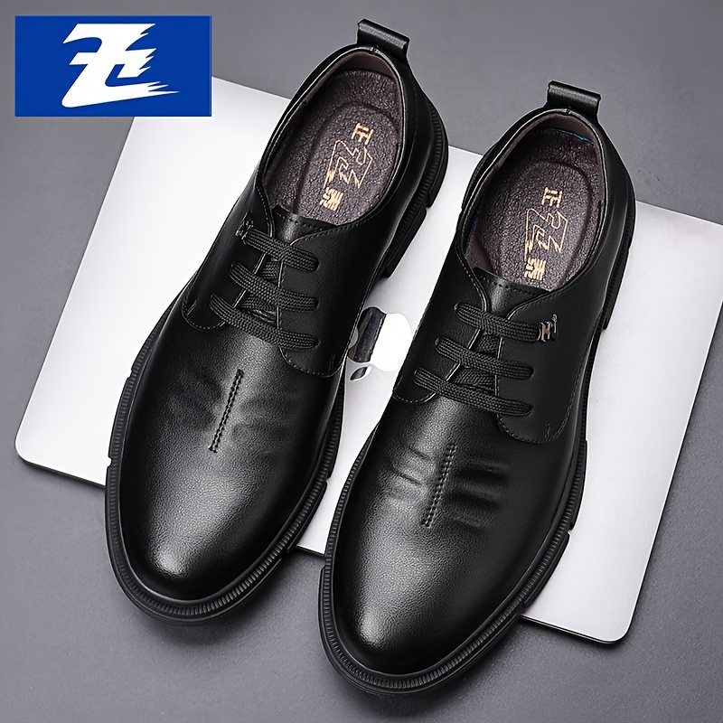 Synthetic leather formal sales shoes