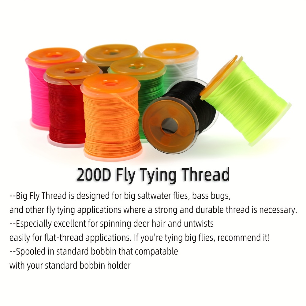 100yard 200d Fly Tying Thread Fly Thread Spool For Salmon - Temu