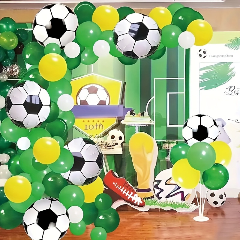 25pcs, Decoraciones Fiesta Fútbol Juego Globos Fútbol Globo Látex, Globo  Fútbol, Decoración Pastel Globo Número Cumpleaños Fanáticos Fútbol Niños -  Juguetes - Temu Chile