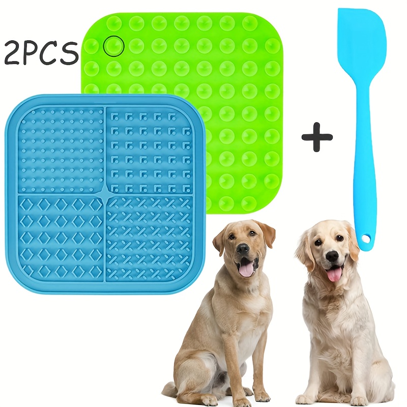 Silicone Pet Slow Feeder Mat Lick Pad With Suction Cup Pet - Temu