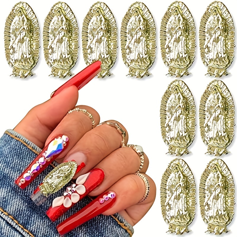 5 Pack - Weed Nail Charms, 3D Nail Charm, Nail Art Decorations, Alloy Nail  Charms Jewellery for Nails