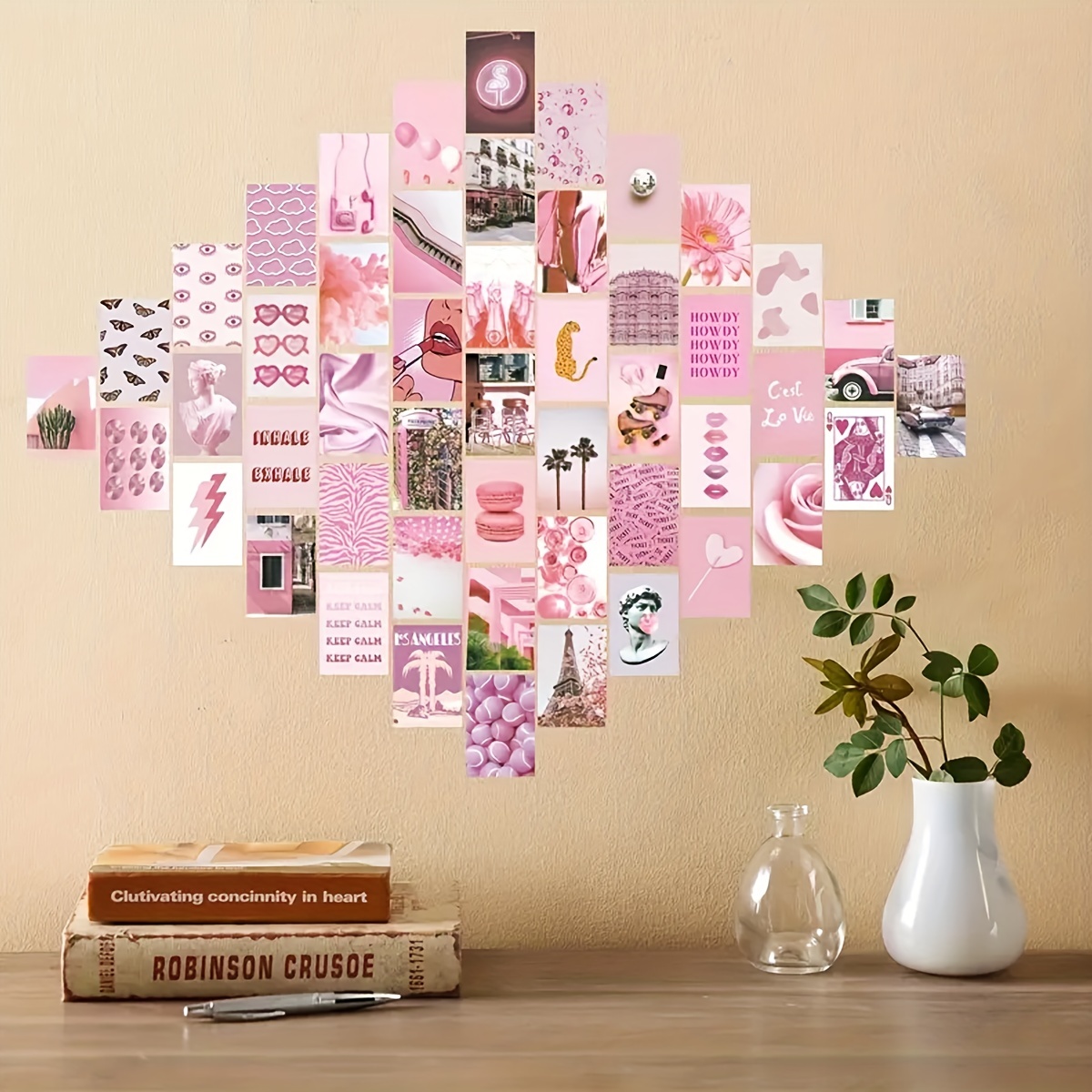 Wall Collage Kit Aesthetic Pictures Cute Bedroom Decor Teen - Temu