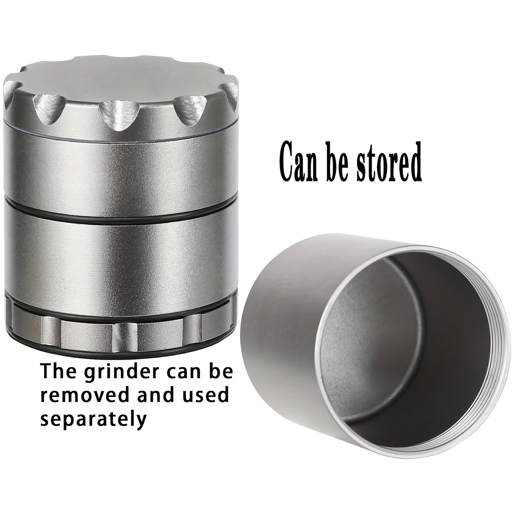 5 layer Aluminum Alloy Manual Spice Grinder Large Capacity - Temu