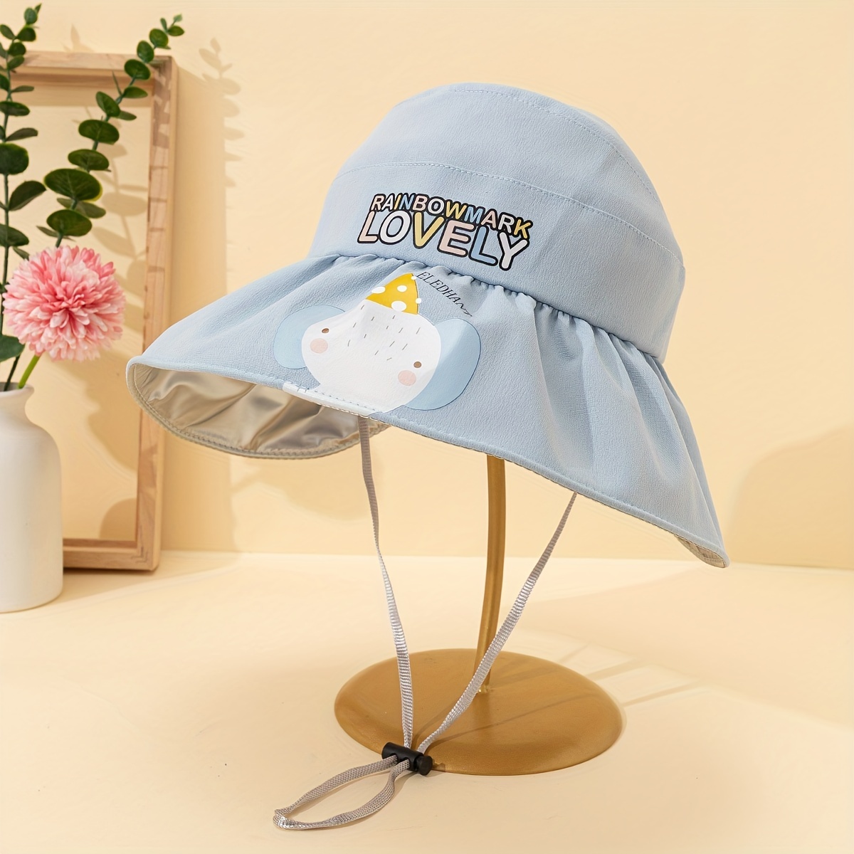 Casual Breathable Wide Brim Sun Hat Kids Fishing Hat Boys - Temu