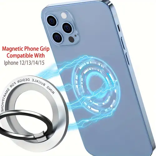 10PCS Magnetischer Metallring Drahtloses Eisenblech Für IPhone 14
