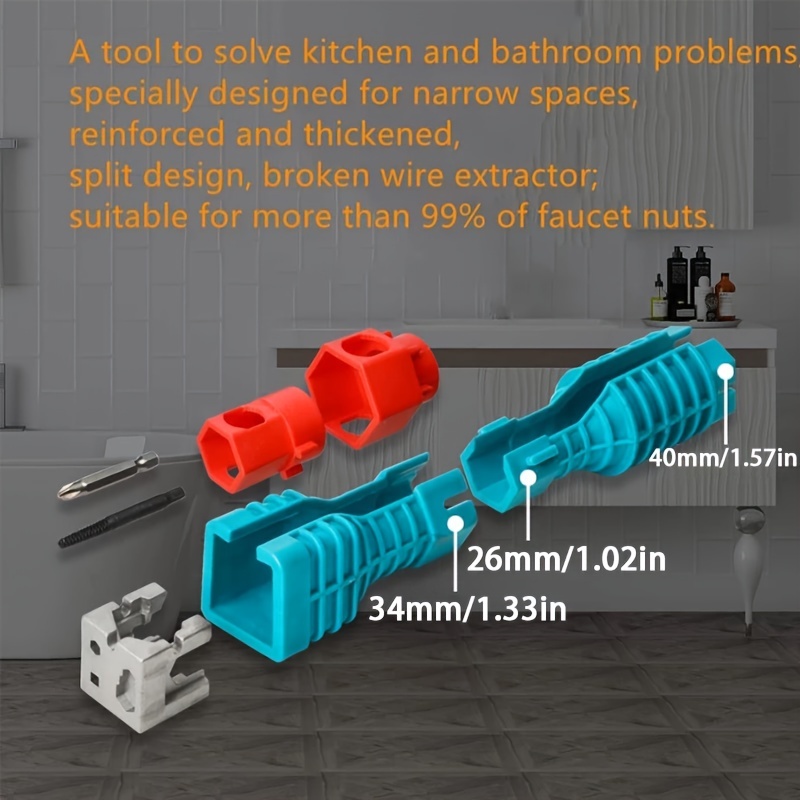 1 Multifunction Plumbing Faucet And Sink Installation Tool - Temu
