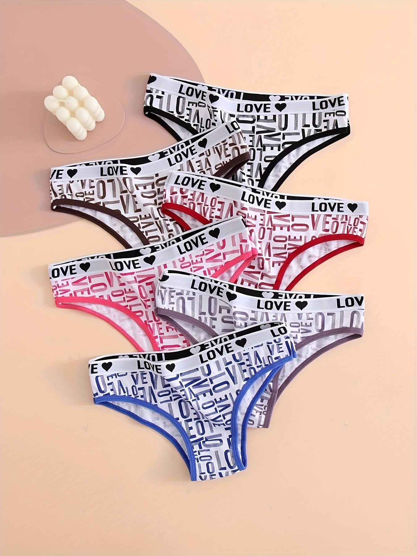 Print Seamless Thongs, Comfy & Breathable Novelty Panties, Women's Lingerie  & Underwear - Temu New Zealand