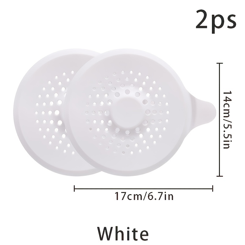 Review of zaa Bathtub Drain Hair Catcher, 2 Pack Silicone Collapsible Drain  Protector 