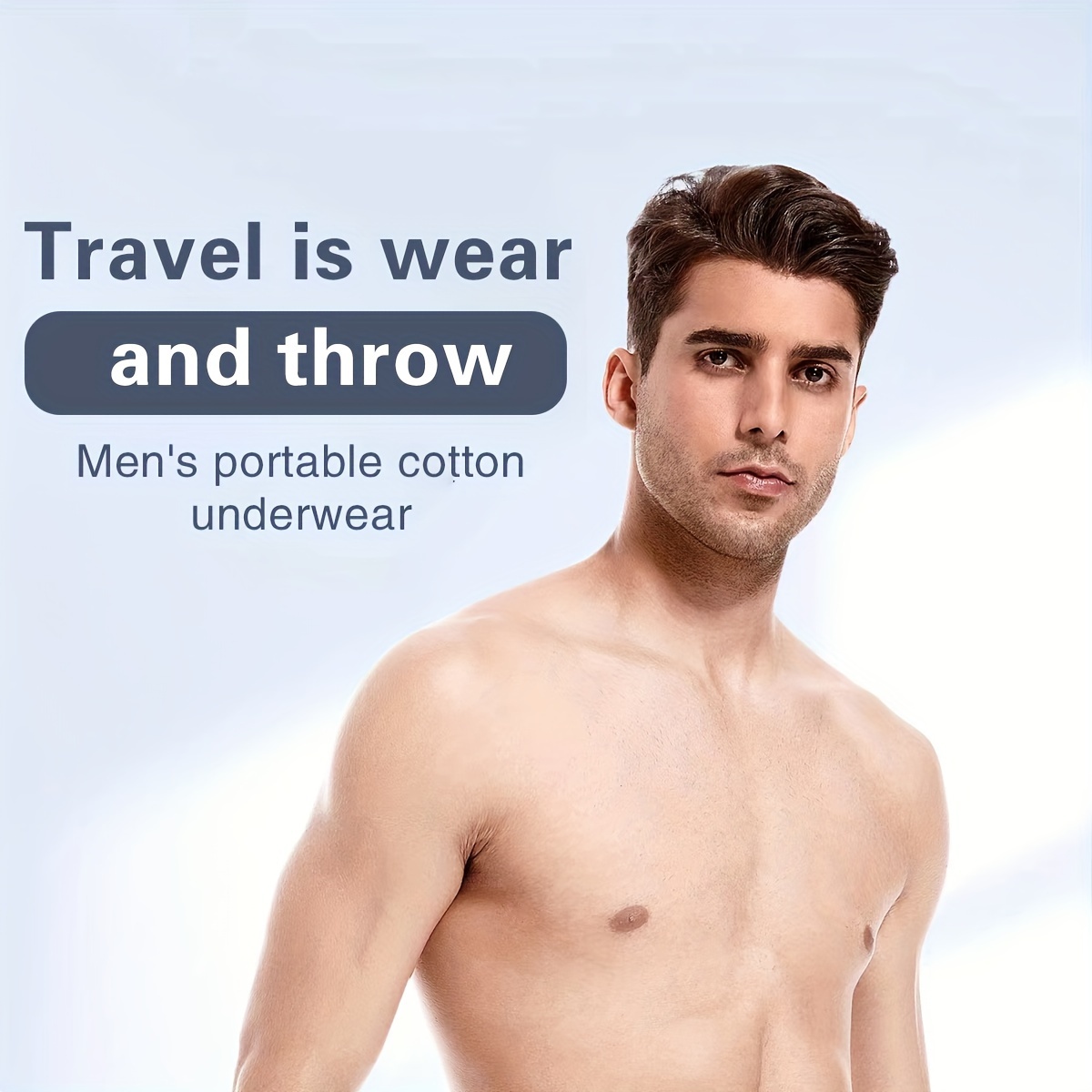 Disposable Briefs Men Disposable Underwear Non washing Daily - Temu
