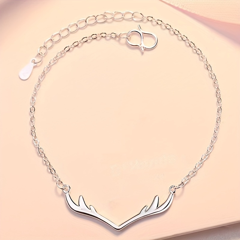 Sweet Zircon Heart Bracelet for Female Adjustable Ins Niche Design Korean  Style Simple Personalized Small Heart