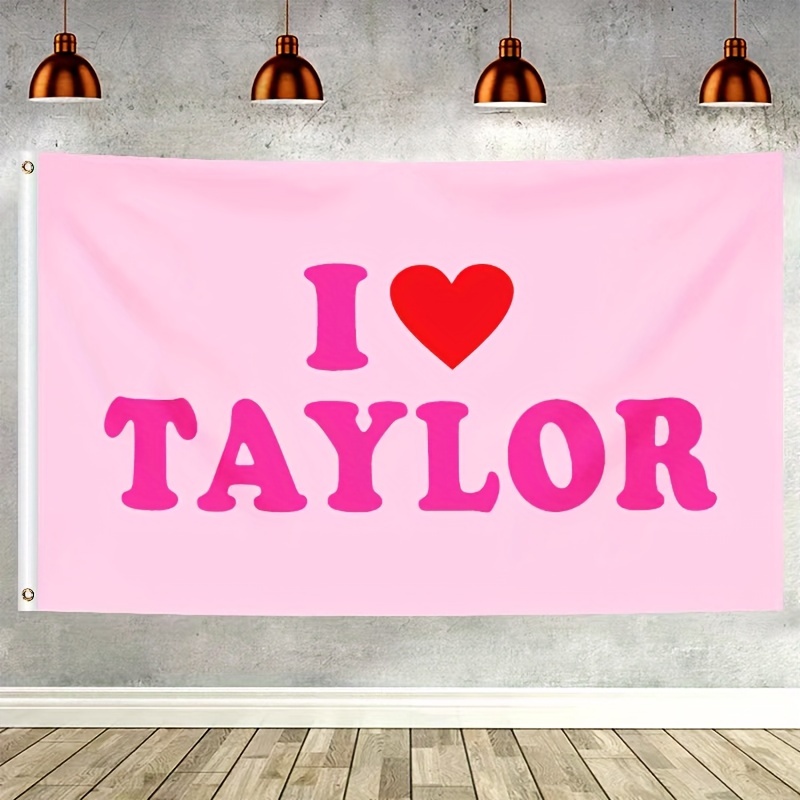 Taylor Music Tapestry Flag 3x5 Ft Famous Musician Concert Album