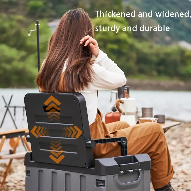 Foldable Outdoor Car Storage Box Multifunctional Fishing Box - Temu Canada